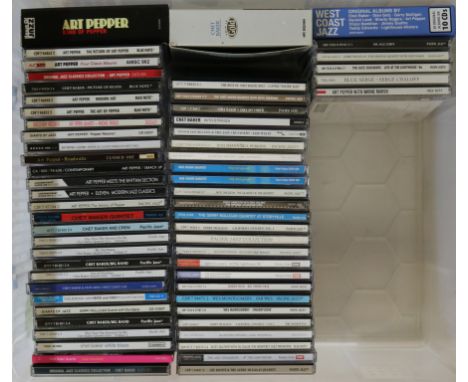 WEST COAST / PACIFIC JAZZ - CDs/BOX SETS. Fab collection of 58 x CDs and 3 x CD box sets. Artists/titles include Art Pepper (