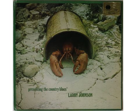 LARRY JOHNSON - PRESENTING THE COUNTRY BLUES LP (ORIGINAL UK BLUE HORIZON PRESSING M 7-63851). Superb copy of the superb 1969