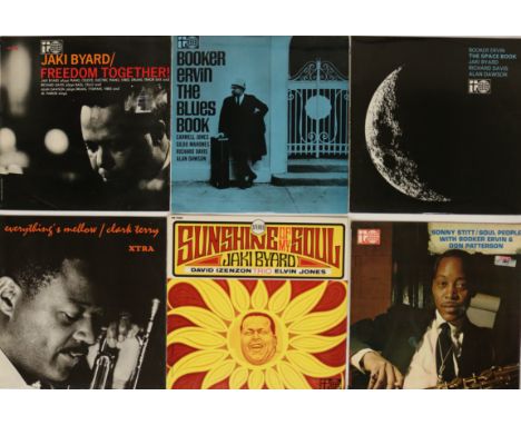 PRESTIGE RECORDS (UK TRANSATLANTIC/XTRA PRESSING) LPs. Terrific collection of 8 x early/original UK LPs. Titles are Booker Er