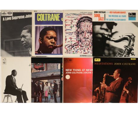JOHN COLTRANE - LPs. Exceptional collection of 8 x (largely original UK pressing) LPs from Trane. Titles are A Love Supreme (