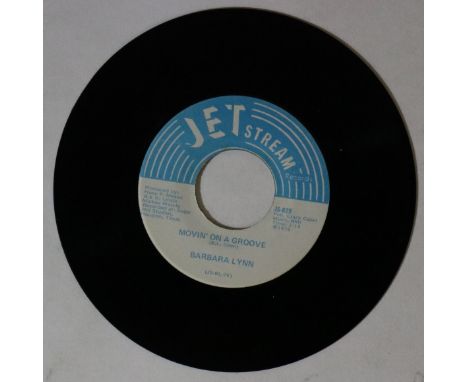 BARBARA LYNN - MOVIN' ON A GROOVE 7" (JETSTREAM RECORDS - JS-829). Absolutely monster floor filler from Barbara Lynn with Mov