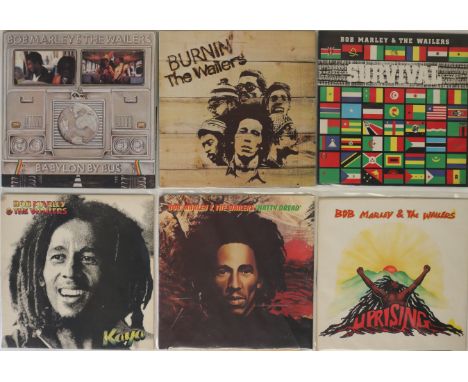 BOB MARLEY &amp; THE WAILERS - LPs. Absolutely outstanding condition collection of 9 x UK pressing LPs from Bob Marley &amp; 