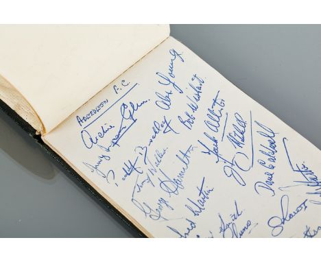 FOOTBALL INTEREST: AUTOGRAPH BOOK
circa 1953, containing the team signatures of Scottish League XI including Archie Glen, Hea