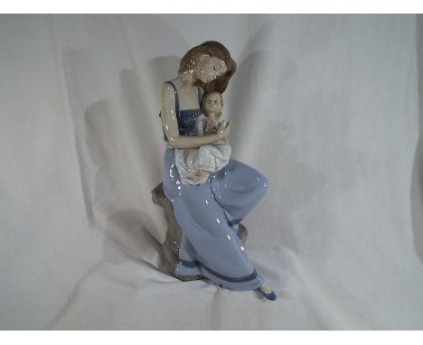 Nao by Lladro - a figure entitled 'My Little Girl' # 1297, 38 cm (high) - Est £50 - £80