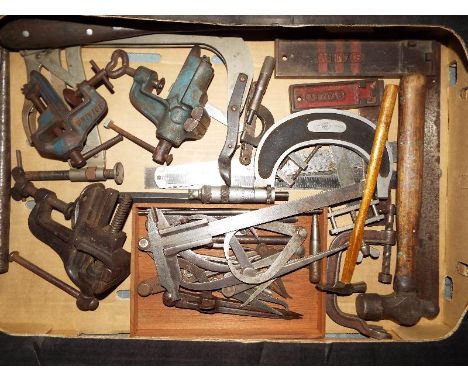 Tools - a good varied collection of carpenter's tools and similar
