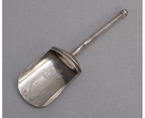 GEORGE III SILVER CADDY SPOON BY COCKS & BETTRIDGE, BIRMINGHAM 1799 (6.9g)