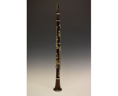 J.R. Lafleur &amp; Son, 147 Wardour Street, London, rosewood clarinet, with mounts  
