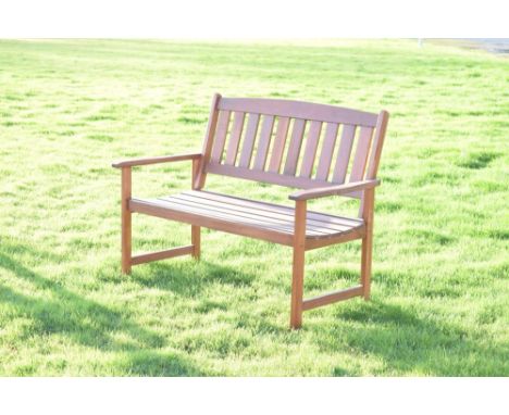 Modern garden bench, 120cm wide  