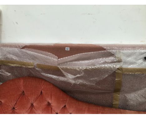 AN UPHOLSTERED DOUBLE BED FRAME 