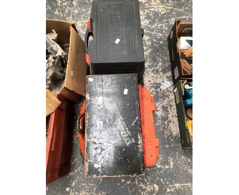 SIX VARIOUS BOXES POWER TOOLS