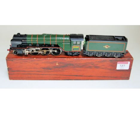 A Liliput ref 1061 BR green class A2 engine and tender 'AA Peppercorn' (G-BG)