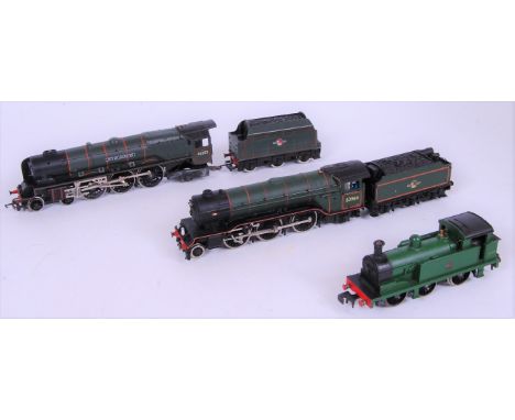 6 various loose Bachmann, Hornby and Triang Locomotives, to include Hornby No.6027 "King George II" King Class Loco and tende
