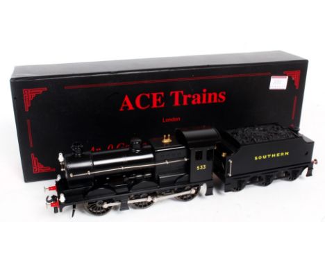 Ace E/5 black with sunshine lettering SR Q class 0-6-0 No. 533 with 6 wheel 'Southern' tender with information leaflet (NM-BV