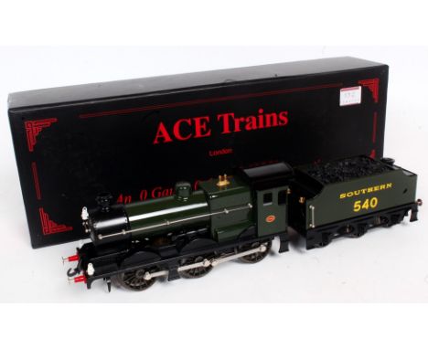 Ace E/5 green with Maunsell chimney SR Q class 0-6-0 No. 540 with 'Southern 540' 6 wheel tender and information leaflet (NM-B