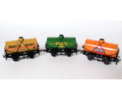 Ace G/1 set 3 of 3x 'Pratts' tankers complete with information leaflet (NM-BVG)