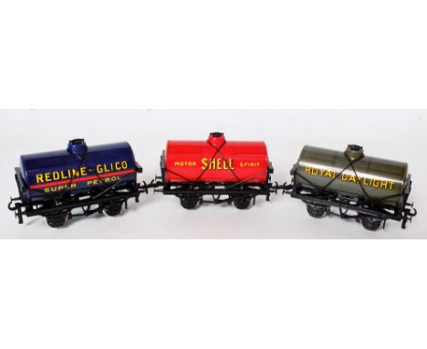 Ace G/1 Set 5 comprising 'Royal Daylight', 'Redline-Glico' and 'Shell Motor Spirit' tankers, complete with information leafle