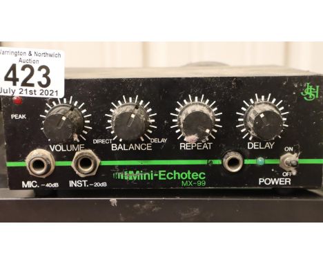 JHS MX-99 Mini Echotec delay. Not available for in-house P&P, contact Paul O'Hea at Mailboxes on 01925 659133Condition Report