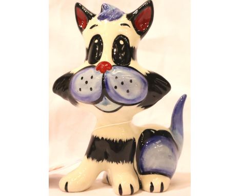 Lorna Bailey limited edition cat, Katrina, 1/1 H: 13 cm. P&P Group 1 (£14+VAT for the first lot and £1+VAT for subsequent lot