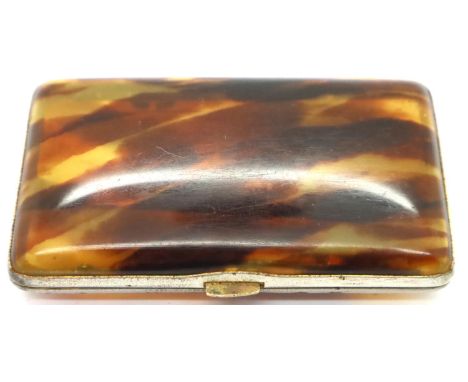 Vintage faux Tortoise shell cheroot holder, L: 8 cm. P&amp;P Group 1 (£14+VAT for the first lot and £1+VAT for subsequent lot