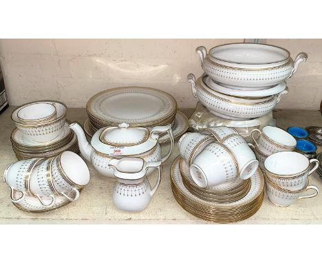 A Spode "Queens Gate" part dinner and tea service approx 50 pieces 