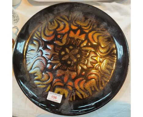 A 1970's 'Aegean' circular dish by Poole, diameter 32 cm 