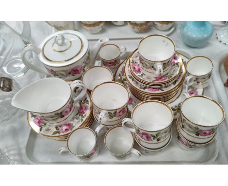 A "Royal Garden" part tea and coffee set by Royal Worcester, 34 pieces approx 