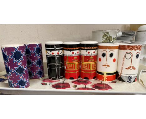 A selection of various Carltonware novelty salt and pepper shakers