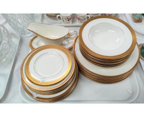 A "Durham" part dinner service by Royal Worcester, 34 pieces approx 