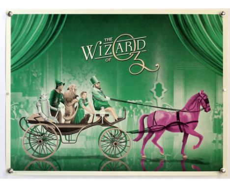 The Wizard of Oz by DKNG (2015) Numbered Limited Edition Screen Print Poster by Mondo, Purple Horse Style, rolled, 18 x 24 in