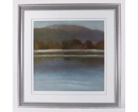 Robert Lenkiewicz (1941-2002) 'Silver Lake' signed limited edition print 58/475, 59cm x 59cm, framed and glazed.