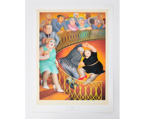 Beryl Cook (1926-2008) 'Café De Paris' limited edition print 8/650, 56cm x 42cm, unframed, with certificate.