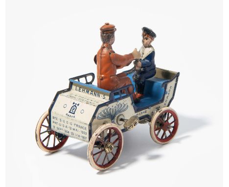 Lehmann, "Ruppiger Junge"Deutschland, um 1920. Mit Firmensignet. Bezeichnet: "LEHMANN'S D R PATENTE, ENGL PATENT" und diverse