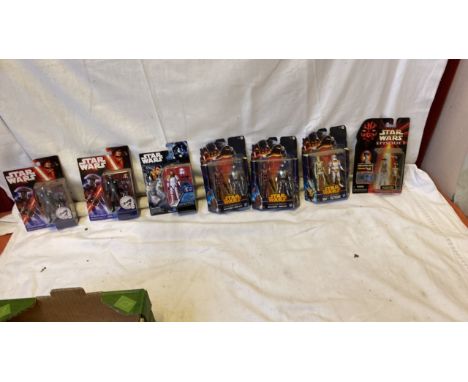  Sale Item:    BOX STAR WARS-(7)-3 X REBELS 3 X MISSION SERIES 1 X EPISODE 1  Vat Status:   No Vat   Buyers Premium:  This lo