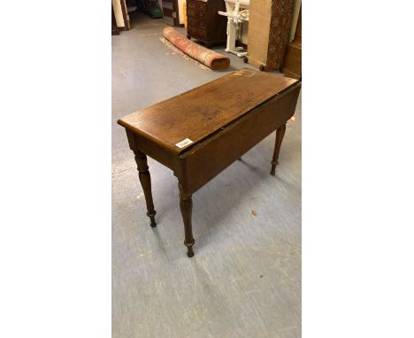  Sale Item:    SMALL DROP LEAF TABLE (AF)   Vat Status:   No Vat   Buyers Premium:  This lot is subject to a Buyers Premium o