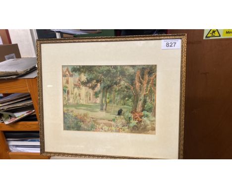  Sale Item:    W C PAINTING HOUSE DOROTHY BROWN   Vat Status:   No Vat   Buyers Premium:  This lot is subject to a Buyers Pre
