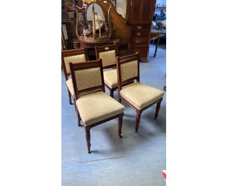  Sale Item:    4 D R CHAIRS   Vat Status:   No Vat   Buyers Premium:  This lot is subject to a Buyers Premium of 15% + Vat @ 