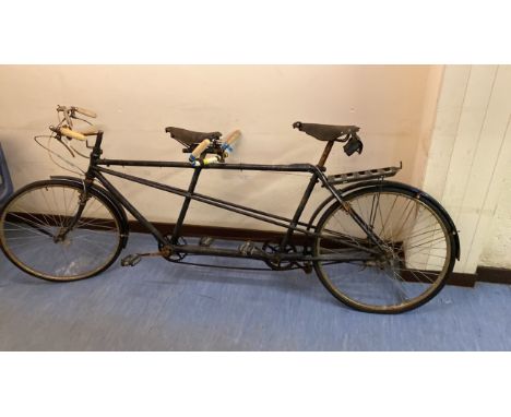  Sale Item:    CLAUD BUTLER TANDEM BICYCLE (AF)   Vat Status:   No Vat   Buyers Premium:  This lot is subject to a Buyers Pre