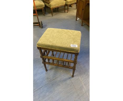  Sale Item:    PIANO STOOL   Vat Status:   No Vat   Buyers Premium:  This lot is subject to a Buyers Premium of 15% + Vat @ 2