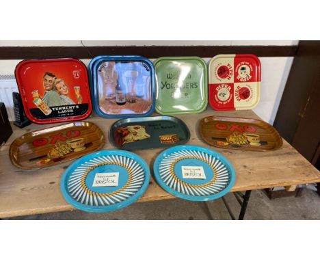  Sale Item:    17 ADVERTISING TRAYS   Vat Status:   No Vat   Buyers Premium:  This lot is subject to a Buyers Premium of 15% 