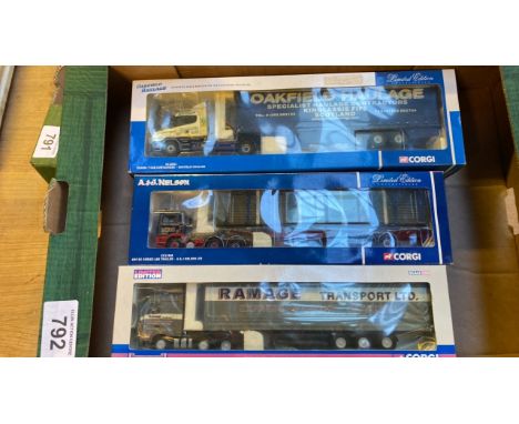  Sale Item:    3 CORGI LTD EDITION LORRIES   Vat Status:   No Vat   Buyers Premium:  This lot is subject to a Buyers Premium 