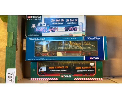  Sale Item:    3 EDDIE STOBART LORRIES   Vat Status:   No Vat   Buyers Premium:  This lot is subject to a Buyers Premium of 1