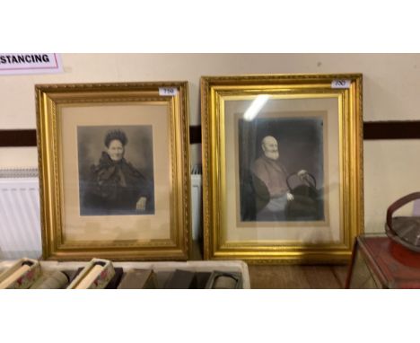  Sale Item:    2 GILT FRAMED PORTRAITS   Vat Status:   No Vat   Buyers Premium:  This lot is subject to a Buyers Premium of 1