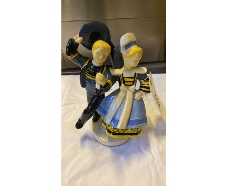  Sale Item:    HENRIOT QUIMPER R MICHEAU-VERNEZ ORNAMENT (AF)  Vat Status:   No Vat   Buyers Premium:  This lot is subject to