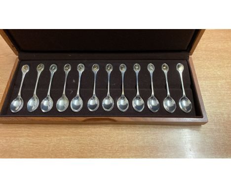  Sale Item:    CASED ROYAL SOCIETY PROTECTION BIRDS SPOON COLLECTION  Vat Status:   No Vat   Buyers Premium:  This lot is sub