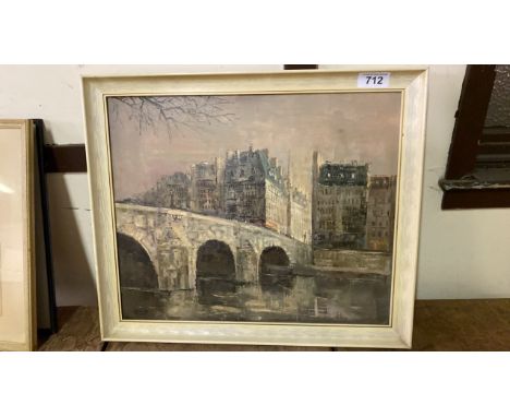  Sale Item:    OIL PAINTING PARIS MONTMARTE 1978  Vat Status:   No Vat   Buyers Premium:  This lot is subject to a Buyers Pre