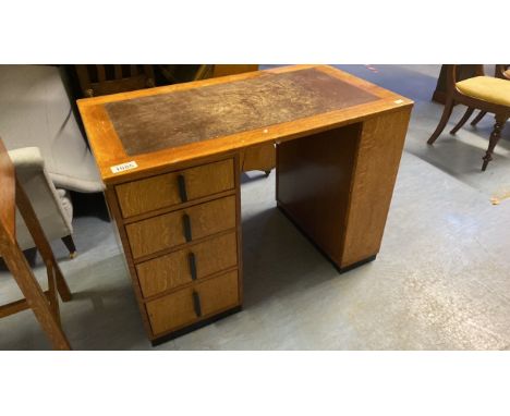  Sale Item:    PEDESTAL WRITING DESK (AF)   Vat Status:   No Vat   Buyers Premium:  This lot is subject to a Buyers Premium o
