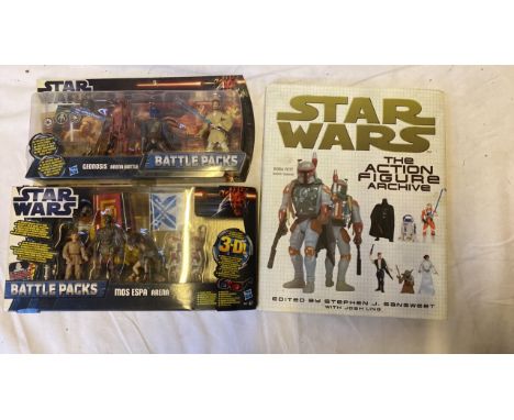 Sale Item:    BOX STAR WARS- BOOK &amp; 2 BATTLE PACKS  Vat Status:   No Vat   Buyers Premium:  This lot is subject to a Buy