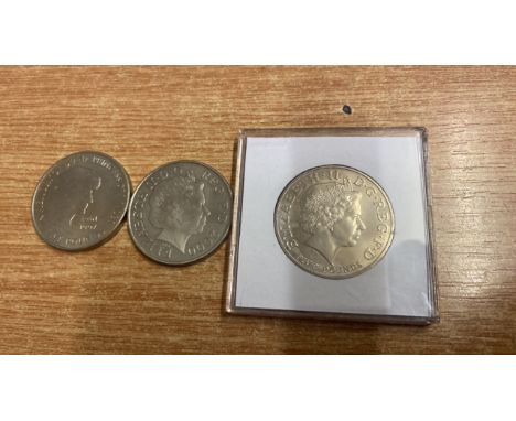  Sale Item:    3 X £5 CROWNS   Vat Status:   No Vat   Buyers Premium:  This lot is subject to a Buyers Premium of 15% + Vat @