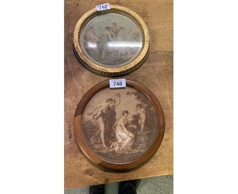  Sale Item:    2 ROUND PICTURES   Vat Status:   No Vat   Buyers Premium:  This lot is subject to a Buyers Premium of 15% + Va