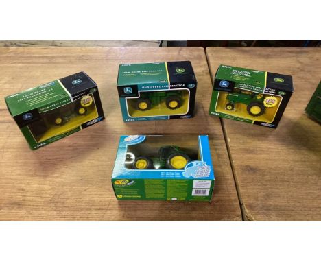  Sale Item:    BOX 4 MODEL TRACTORS-JOHN DEERE   Vat Status:   No Vat   Buyers Premium:  This lot is subject to a Buyers Prem